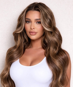 Clip in Human Hair Extensions - Mocha Melt